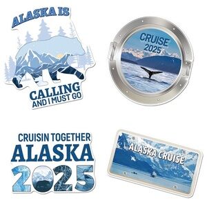 Alaska Cruise Door Magnets